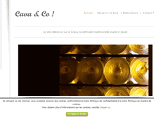 Tablet Screenshot of cava-and-co.com